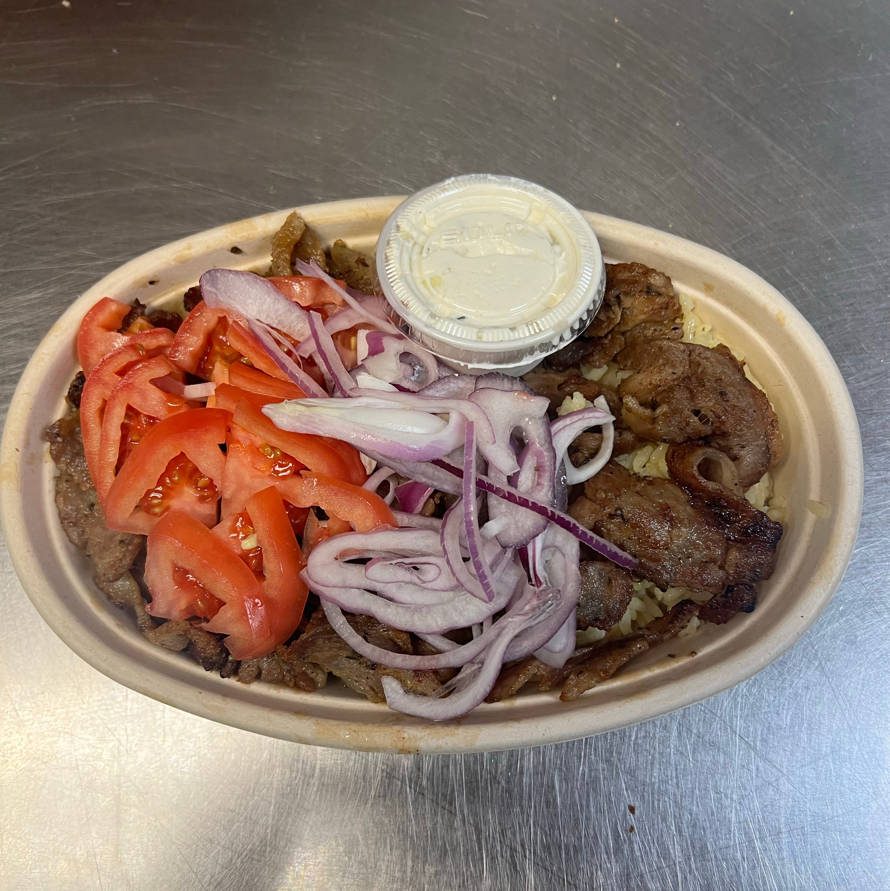 Authentic Pork Gyro Plate.