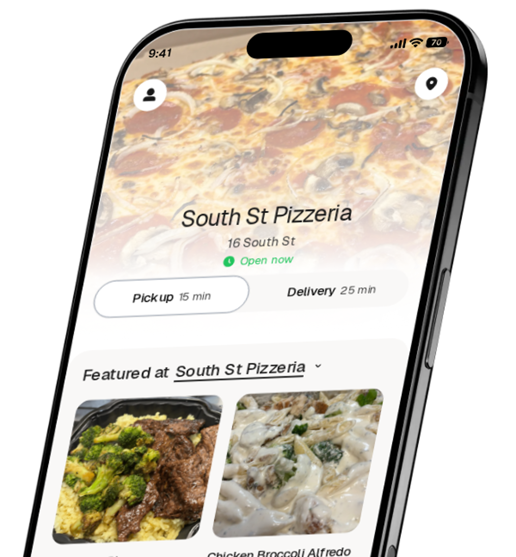 South St Pizzeria app preview