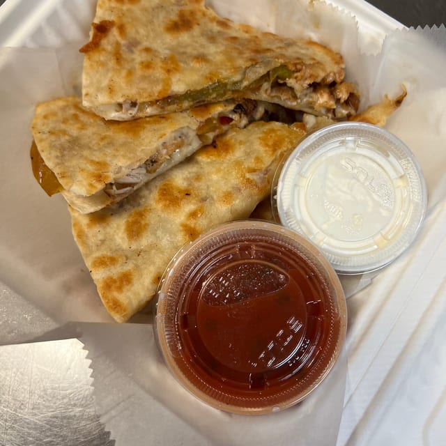Steak & Cheese Quesadilla.