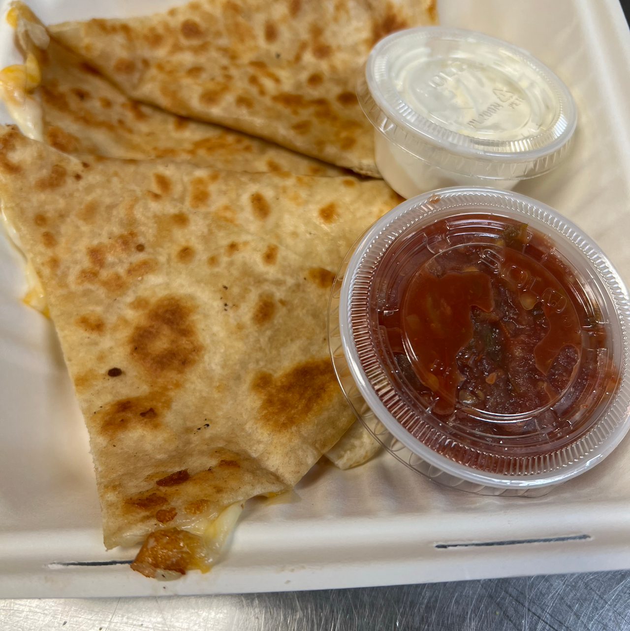 Cheese Quesadilla.