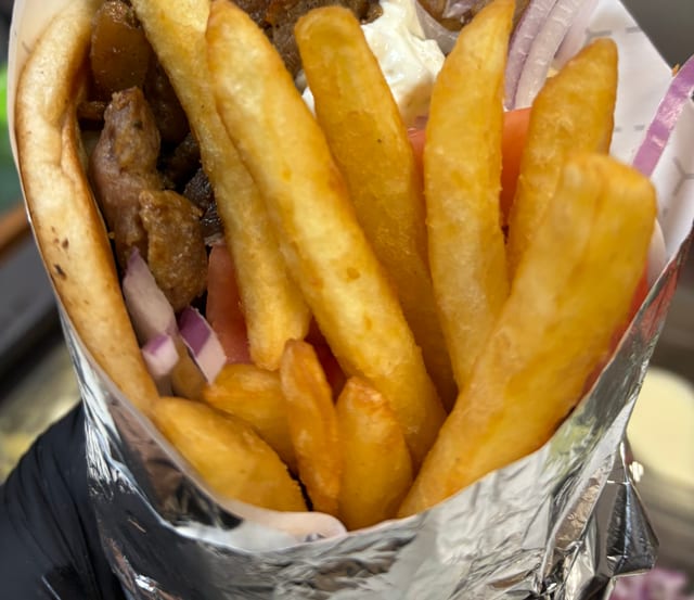 Authentic Pork Gyro.