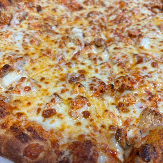 Buffalo Chicken Pizza.