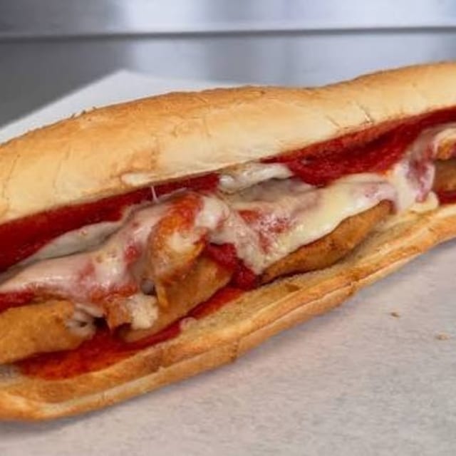 Veal Parm Sub.