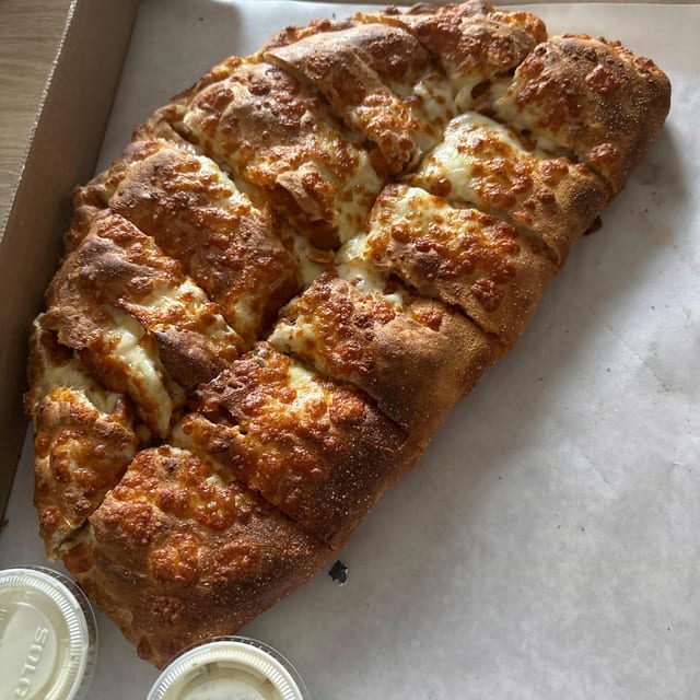 Buffalo-Blue Calzone.