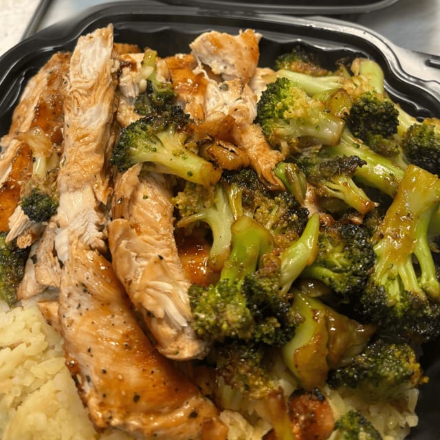 Grilled Chicken Dinner.