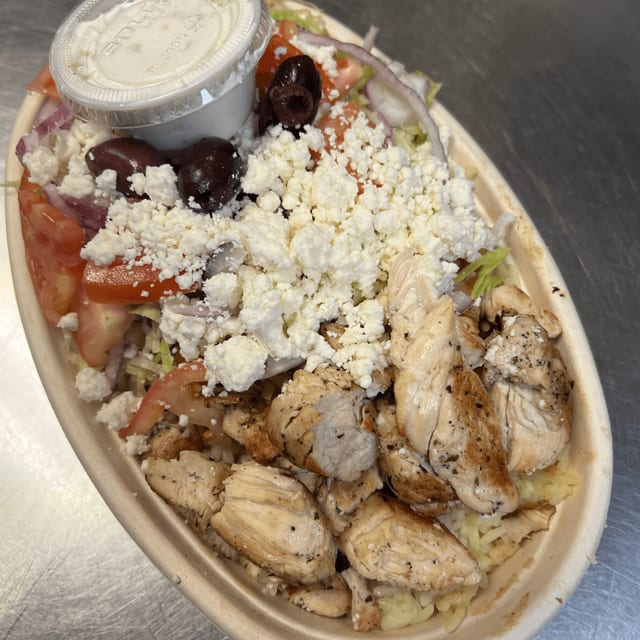 Chicken Feta Bowl.