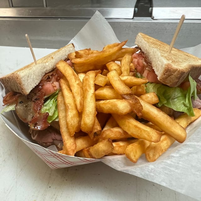 Turkey Club Sandwich.