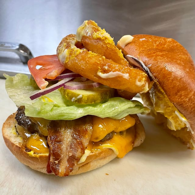The Cheddar Burger.