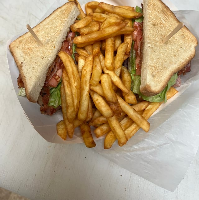 Tuna Club Sandwich.